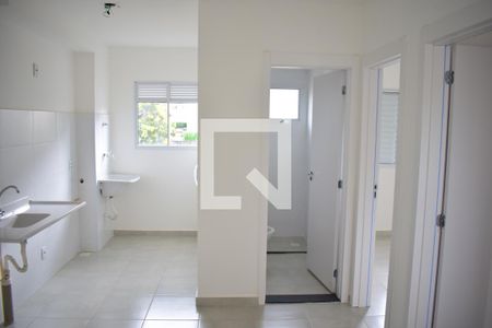 Sala/Cozinha de apartamento para alugar com 2 quartos, 39m² em Jardim Florestan Fernandes, Ribeirão Preto