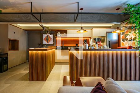 Sala/Cozinha de apartamento à venda com 2 quartos, 100m² em Jardim Paulista, São Paulo