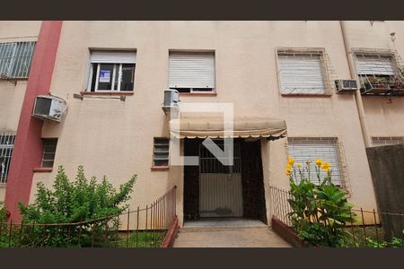 Entrada do bloco de apartamento à venda com 1 quarto, 38m² em Jardim Dona Leopoldina, Porto Alegre
