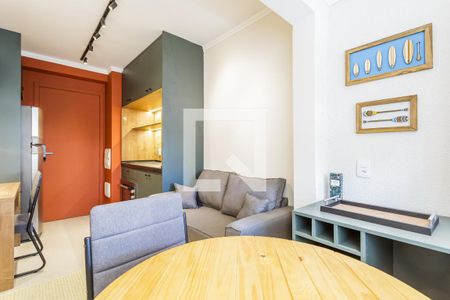 Sala de apartamento para alugar com 1 quarto, 26m² em Vila Olímpia, São Paulo