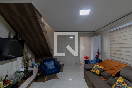 Sala de casa à venda com 3 quartos, 91m² em Vila Frugoli, São Paulo