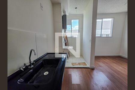Cozinha e Área de Serviço de apartamento para alugar com 2 quartos, 38m² em Jardim, Santo André