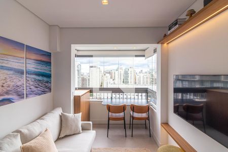 Sala de apartamento para alugar com 2 quartos, 38m² em Vila Nova Conceição, São Paulo