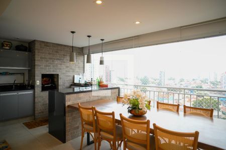 Varanda Gourmet de apartamento para alugar com 3 quartos, 142m² em Vila Gumercindo, São Paulo