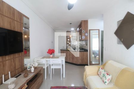 Sala de apartamento para alugar com 2 quartos, 80m² em Centro, Guarujá