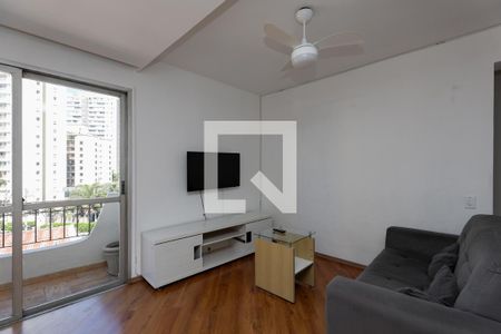 Sala de apartamento para alugar com 2 quartos, 70m² em Jardim Leonor, São Paulo
