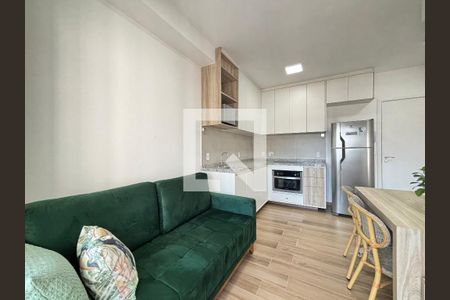 Sala/Cozinha de apartamento para alugar com 1 quarto, 29m² em Indianópolis, São Paulo