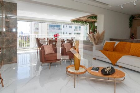 Sala de apartamento para alugar com 3 quartos, 136m² em Vila Anastácio, São Paulo