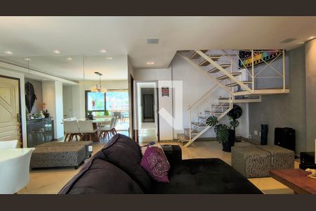 Sala de apartamento à venda com 4 quartos, 338m² em Recreio dos Bandeirantes, Rio de Janeiro