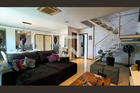 Sala de apartamento à venda com 4 quartos, 338m² em Recreio dos Bandeirantes, Rio de Janeiro