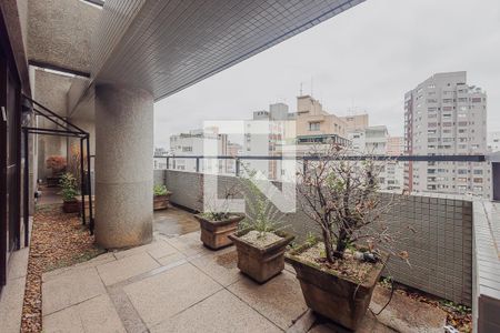 Varanda de apartamento à venda com 3 quartos, 440m² em Cerqueira César, São Paulo