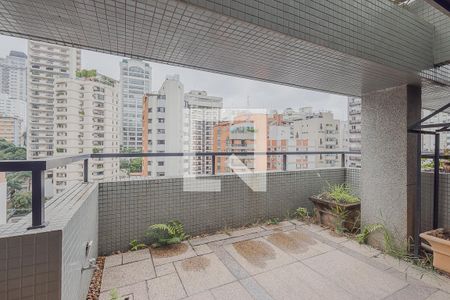 Varanda de apartamento à venda com 3 quartos, 440m² em Cerqueira César, São Paulo