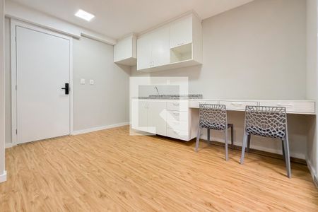 Sala e Cozinha de kitnet/studio para alugar com 1 quarto, 28m² em Vila Mariana, São Paulo