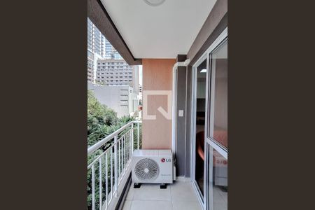 Varanda da Sala de kitnet/studio para alugar com 1 quarto, 28m² em Vila Mariana, São Paulo