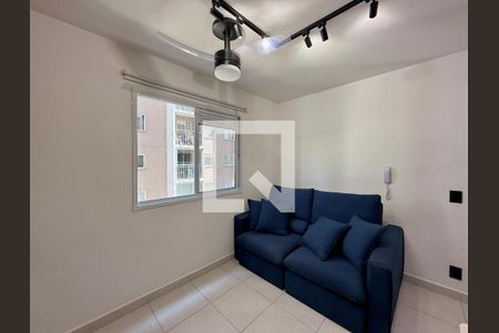 Sala  de apartamento para alugar com 1 quarto, 31m² em Jardim Caravelas, São Paulo