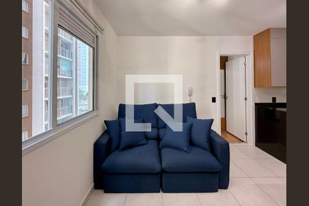 Sala  de apartamento para alugar com 1 quarto, 31m² em Jardim Caravelas, São Paulo