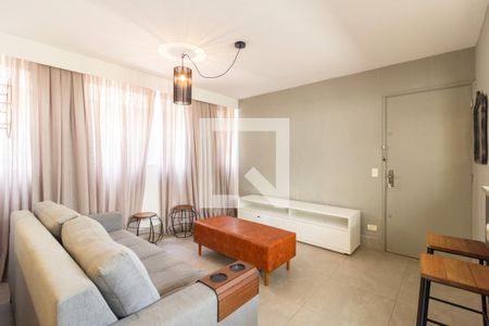 Sala de apartamento à venda com 1 quarto, 66m² em Vila Madalena, São Paulo