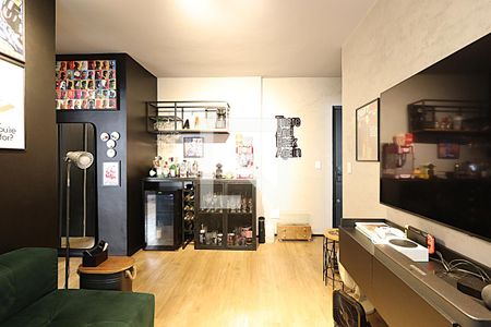 Sala de apartamento para alugar com 1 quarto, 48m² em Petrópolis, Porto Alegre