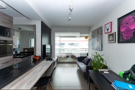 Sala de apartamento à venda com 1 quarto, 42m² em Pompeia, São Paulo