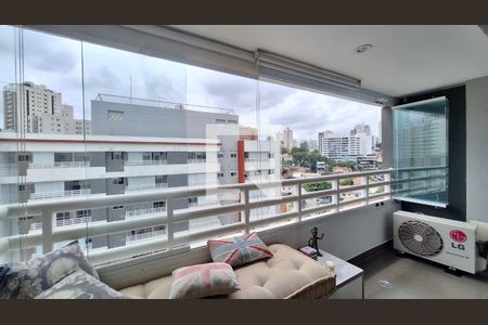 Varanda de apartamento à venda com 1 quarto, 42m² em Pompeia, São Paulo