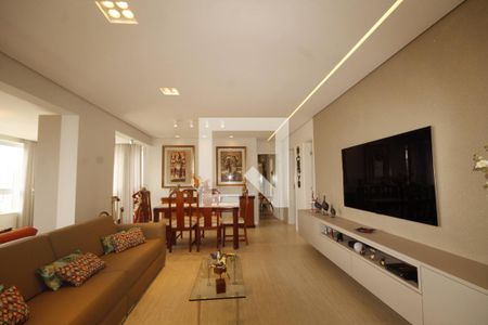 Sala de apartamento à venda com 3 quartos, 113m² em Vila da Serra, Nova Lima