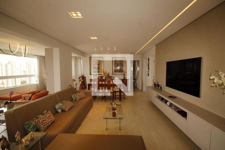 sala de apartamento à venda com 3 quartos, 113m² em Vila da Serra, Nova Lima