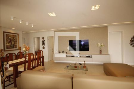 Sala de apartamento à venda com 3 quartos, 113m² em Vila da Serra, Nova Lima