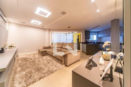 Sala de apartamento à venda com 3 quartos, 160m² em Vila Assunção, Santo André