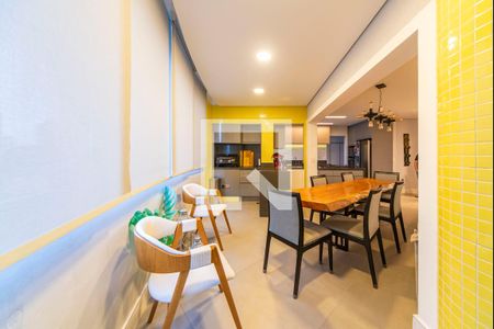 Varanda Gourmet de apartamento à venda com 3 quartos, 160m² em Vila Assunção, Santo André