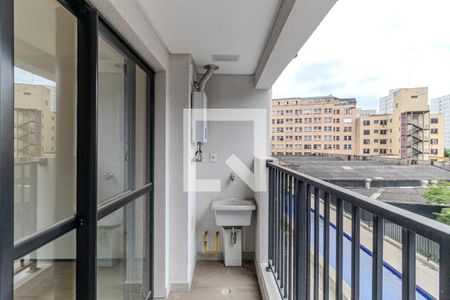Varanda de kitnet/studio à venda com 1 quarto, 24m² em Centro Histórico de São Paulo, São Paulo