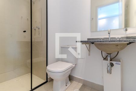 Banheiro de kitnet/studio à venda com 1 quarto, 24m² em Centro Histórico de São Paulo, São Paulo