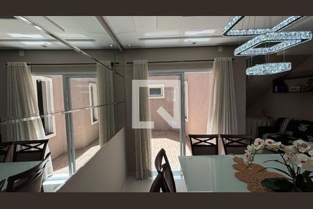 Sala de Jantar  de casa à venda com 3 quartos, 225m² em Jardim Santo André, Santo André