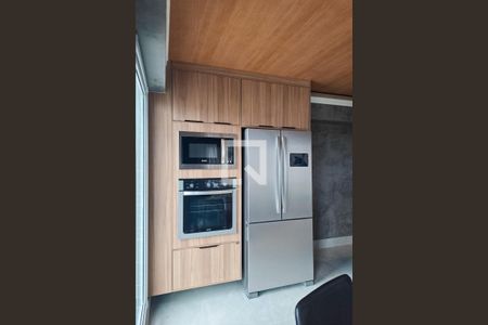 Área gourmet de apartamento para alugar com 1 quarto, 50m² em Vila Caiçara, Praia Grande