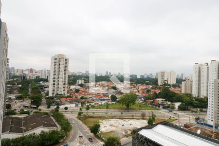 Varanda de kitnet/studio para alugar com 2 quartos, 36m² em Jardim Caravelas, São Paulo