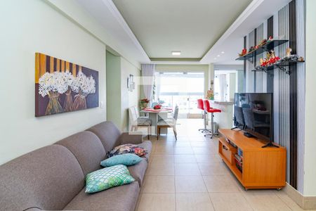 Sala de apartamento à venda com 3 quartos, 86m² em Vila da Serra, Nova Lima
