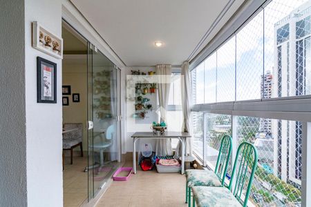 Varanda de apartamento à venda com 3 quartos, 86m² em Vila da Serra, Nova Lima