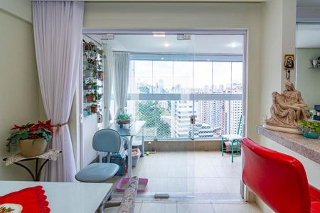 Varanda de apartamento à venda com 3 quartos, 86m² em Vila da Serra, Nova Lima