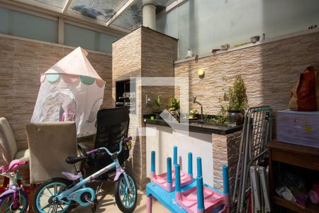 Churrasqueira privativa de casa para alugar com 3 quartos, 92m² em Jardim Colombo, São Paulo