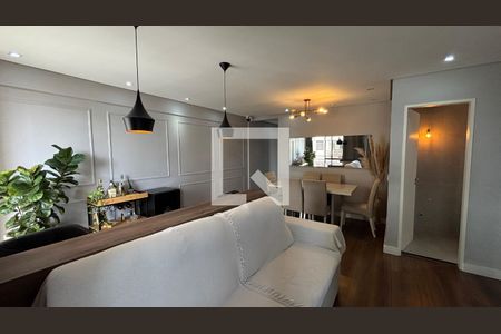 Sala  de apartamento à venda com 2 quartos, 80m² em Vila Floresta, Santo André