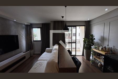 Sala  de apartamento à venda com 2 quartos, 80m² em Vila Floresta, Santo André