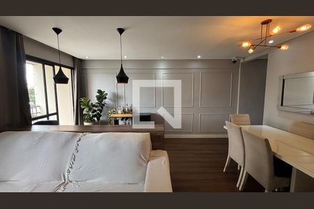 Sala  de apartamento à venda com 2 quartos, 80m² em Vila Floresta, Santo André