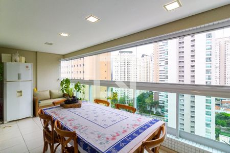 Varanda de apartamento à venda com 3 quartos, 126m² em Vila Gertrudes, São Paulo