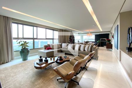 Sala de apartamento à venda com 4 quartos, 278m² em Vila da Serra, Nova Lima