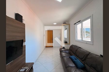 Sala de apartamento à venda com 2 quartos, 112m² em Vila Alzira, Santo André