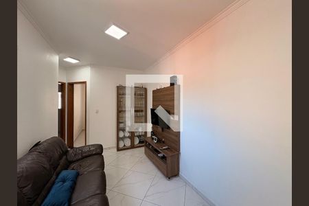 Sala de apartamento à venda com 2 quartos, 112m² em Vila Alzira, Santo André