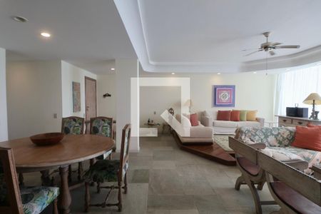 Sala de apartamento para alugar com 4 quartos, 262m² em Centro, Guarujá