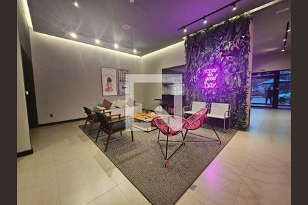 Hall de entrada de kitnet/studio para alugar com 1 quarto, 26m² em Brooklin, São Paulo