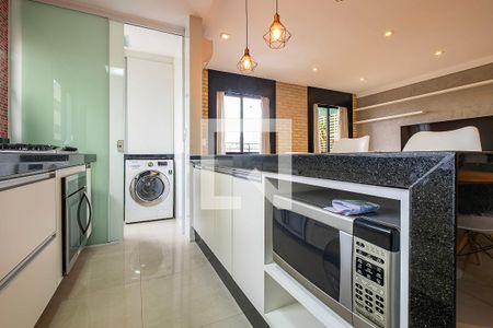 Sala/Cozinha de apartamento à venda com 2 quartos, 74m² em Pinheiros, São Paulo