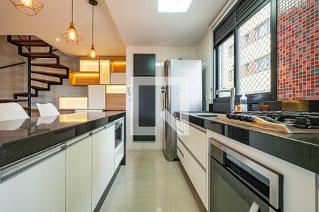 Sala/Cozinha de apartamento à venda com 2 quartos, 74m² em Pinheiros, São Paulo