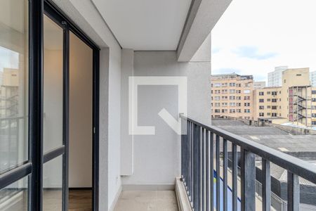 Varanda de kitnet/studio à venda com 1 quarto, 24m² em Centro Histórico de São Paulo, São Paulo